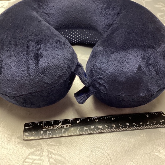 Comfortable NAVY BLUE  Travel Neck Pillow Soft Support‎ Airplane Car Bus Train - Picture 5 of 5